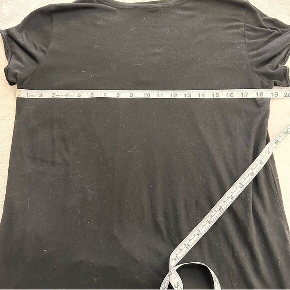 Lush black short sleeve t-shirt size M - Picture 7 of 7